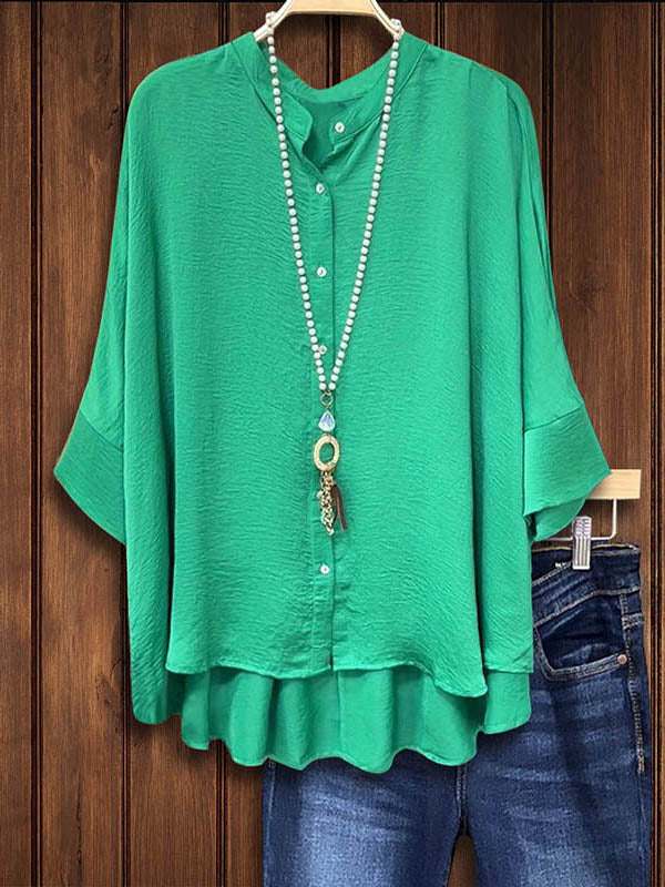 Green Polarized Buttoned Casual Shirt